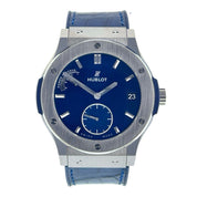 Hublot Classic Fusion Titanium Blue Dial 45mm Manual Wind Men’s 516.NX.7170.LR