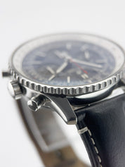 Breitling Navitimer Stainless Steel Blue Dial 43mm Automatic Men’s Watch AB0121