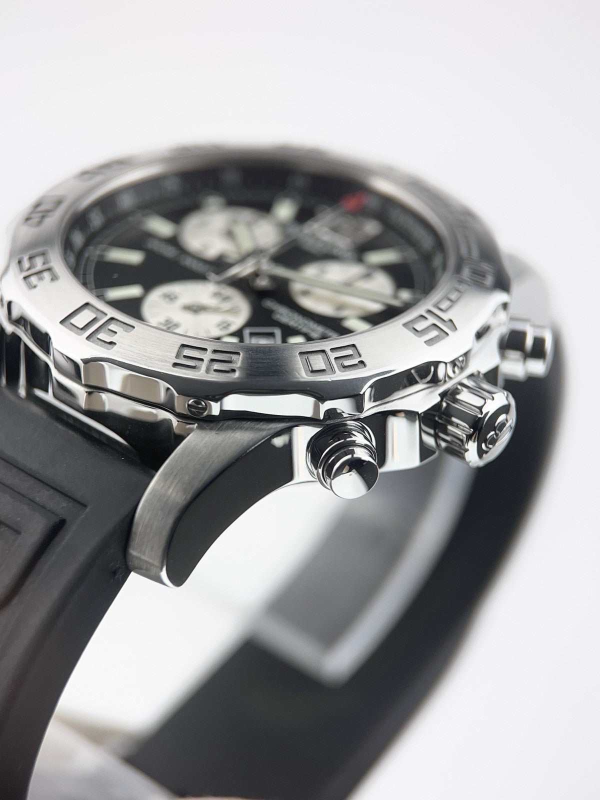 Breitling Colt Chronograph Steel Black Dial 41mm Quartz Mens Watch A73387