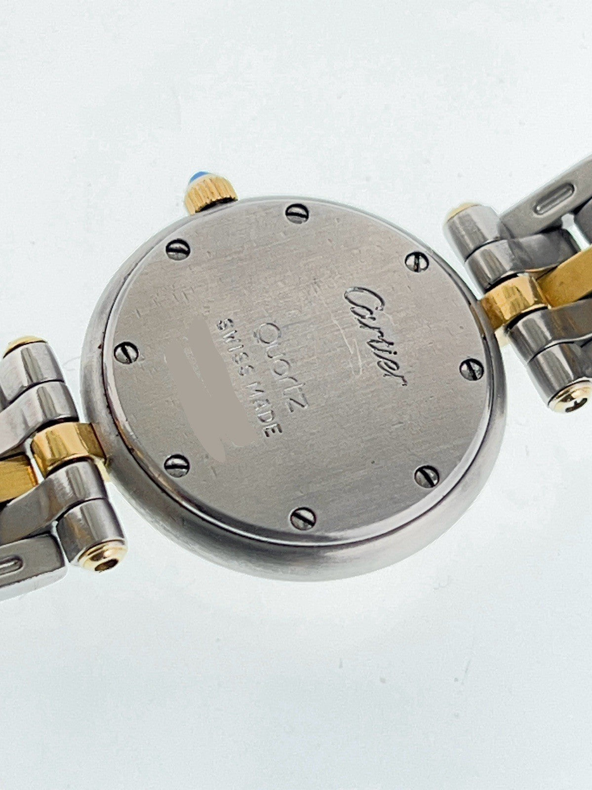 Cartier Panthere Vendome Gold & Steel Silver Dial 23.5mm Quartz Womens 1057920