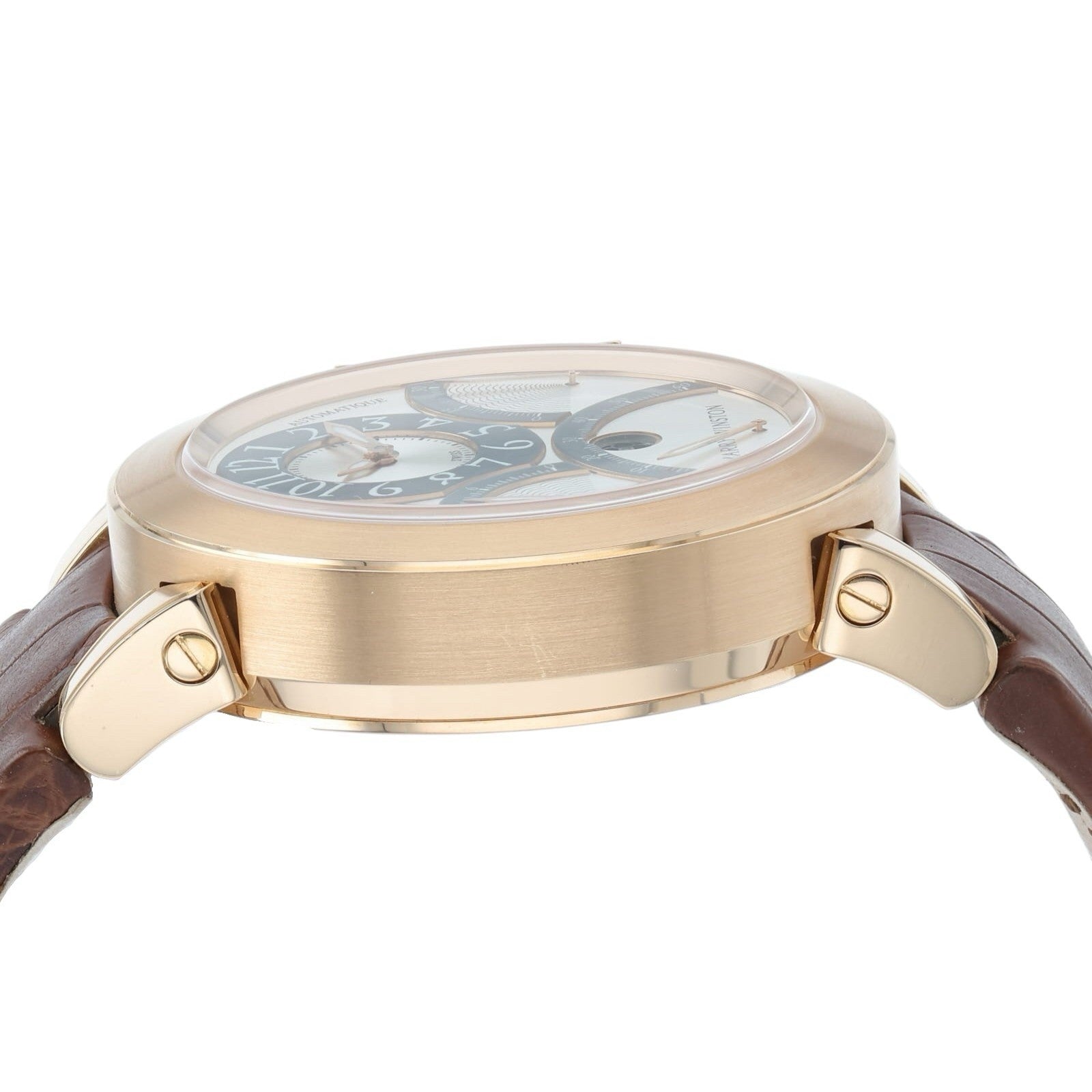 Harry Winston Ocean Tri-Retrograde 18k Rose Gold Silver Dial 44mm OCEACT44RR001
