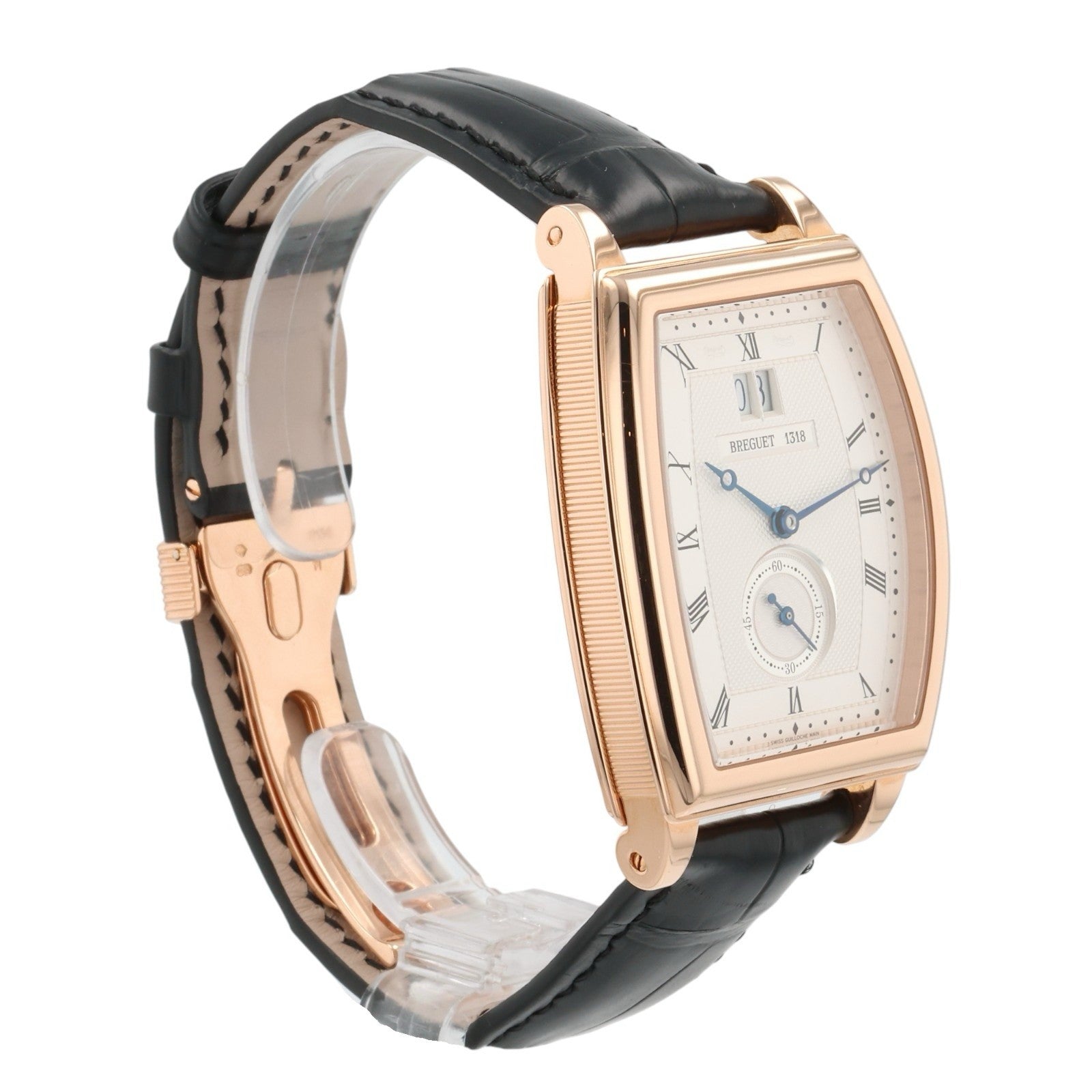 Breguet Heritage 18k Rose Gold Silver Dial 35mm Automatic Movement Men’s 5480BR