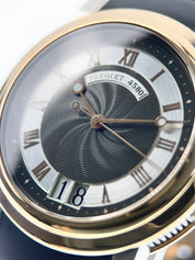 Breguet Marine 18k Gold Big Date 39mm Automatic Watch 5817BE/Z2/5V8 - Full Set