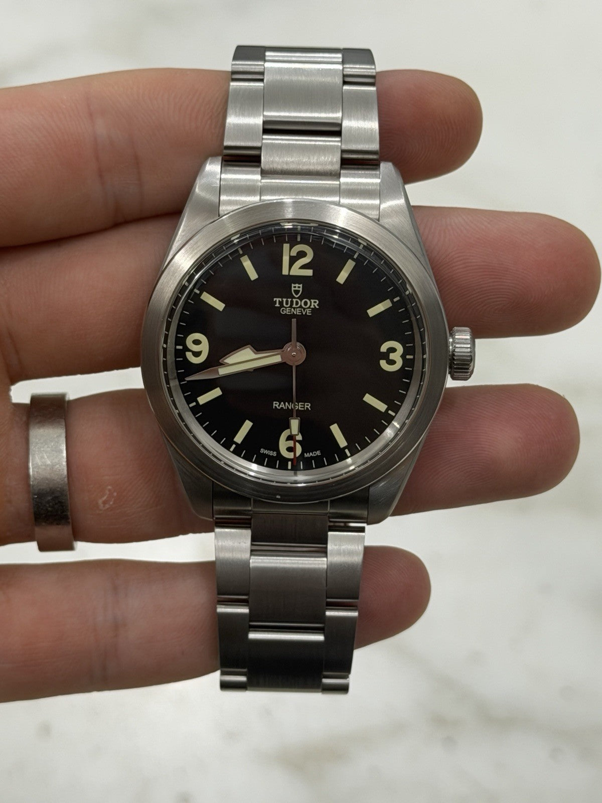 Tudor Ranger 39mm Stainless Steel 79950 Black Dial Automatic Mens Watch