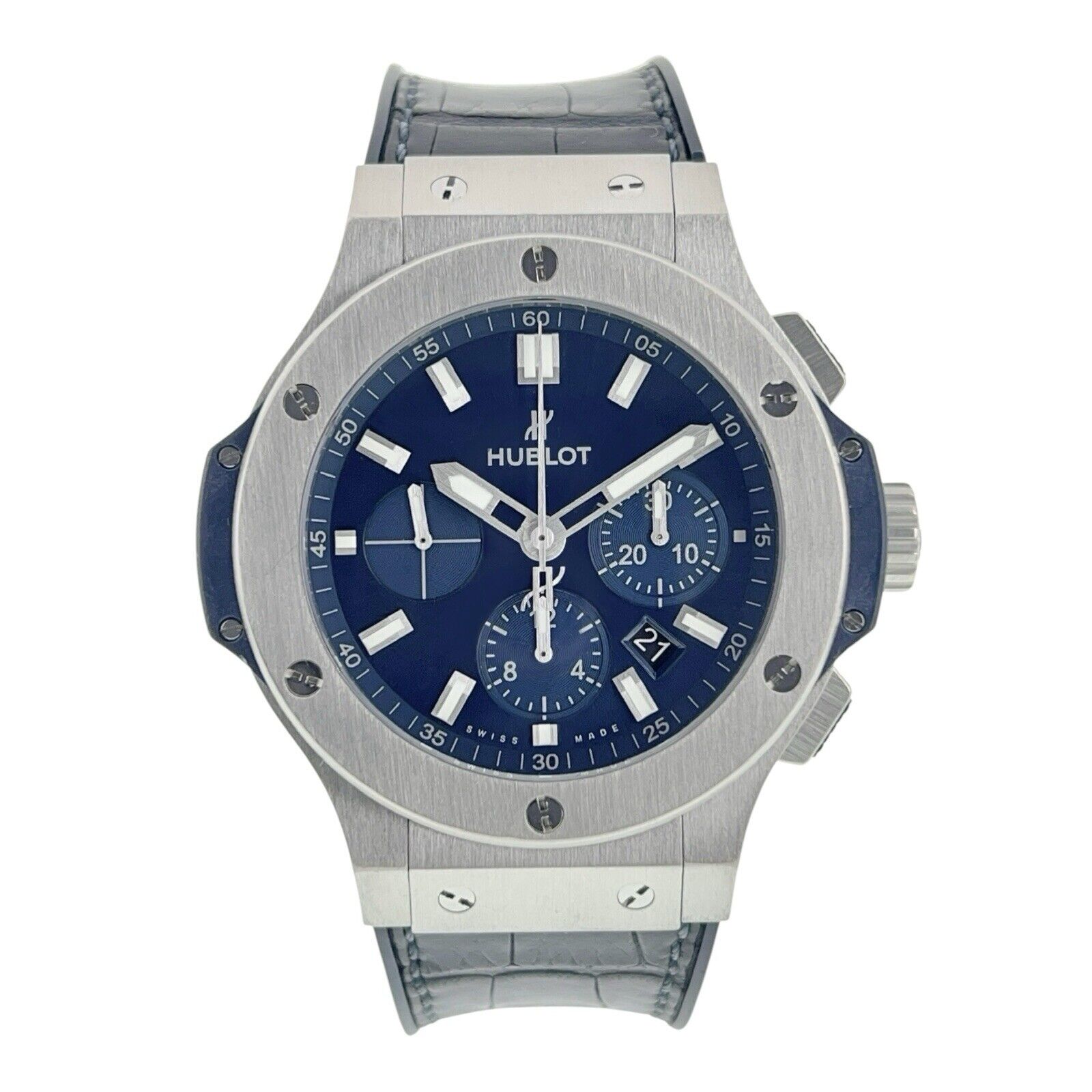 Hublot Big Bang Steel Blue Dial Chrono 44mm Automatic Men’s Watch 30.SX.7170.LR