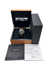 Panerai Luminor 1950 3 Days Chrono Flyback Steel Black Dial 44mm Auto PAM00653