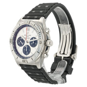 Breitling Chronomat Silver Dial Stainless Steel 42mm Automatic Mens Watch AB0134