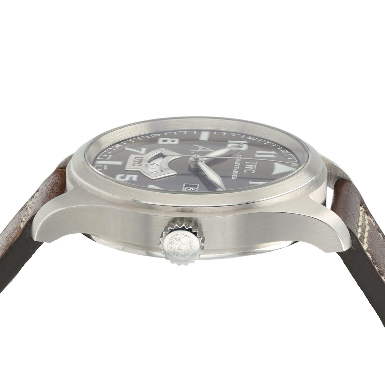IWC Pilot UTC Brown Dial Stainless Steel 44mm Automatic Men’s Watch IW326104