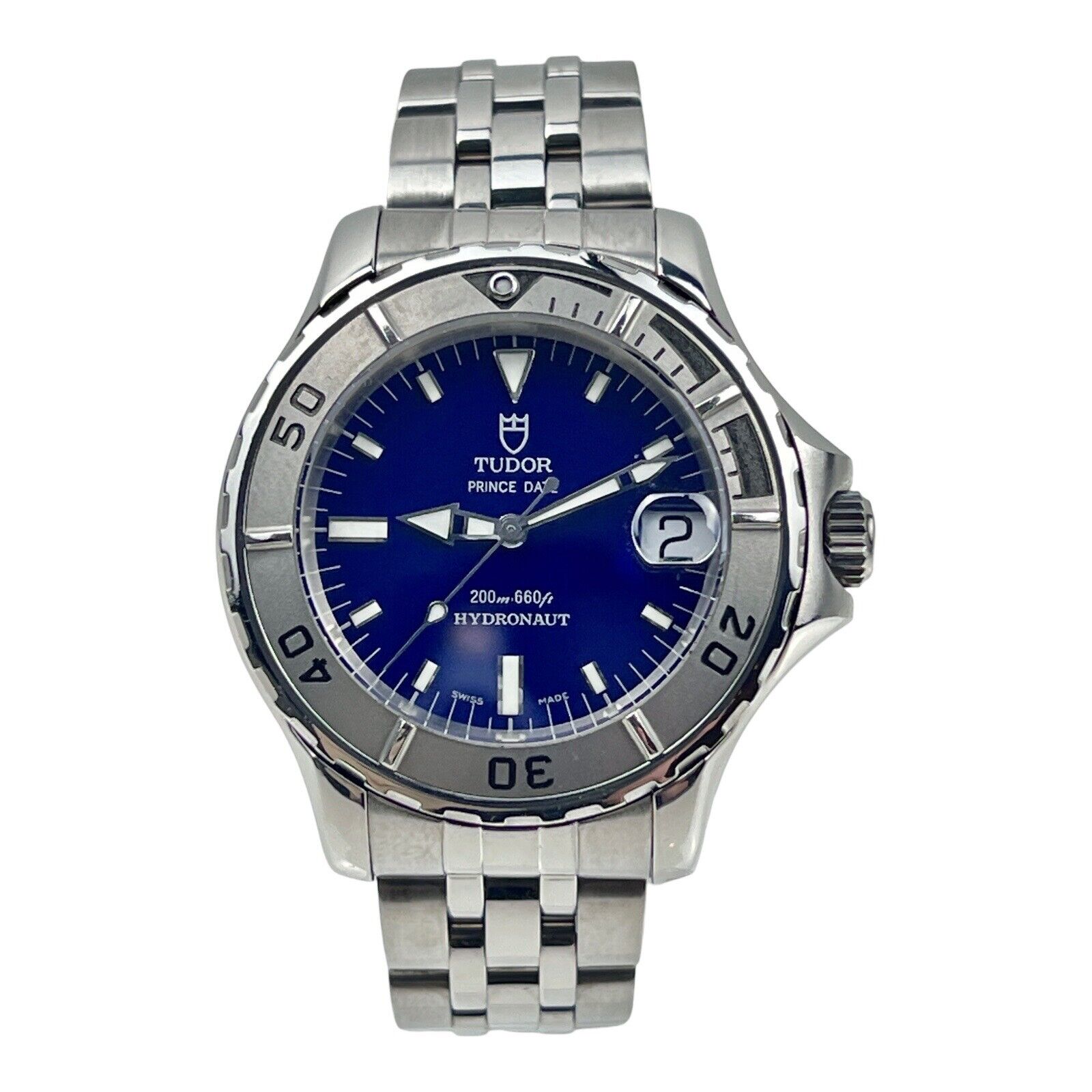 TUDOR Hydronaut Automatic Men’s Blue Dial Stainless Steel Watch Ref. 85190