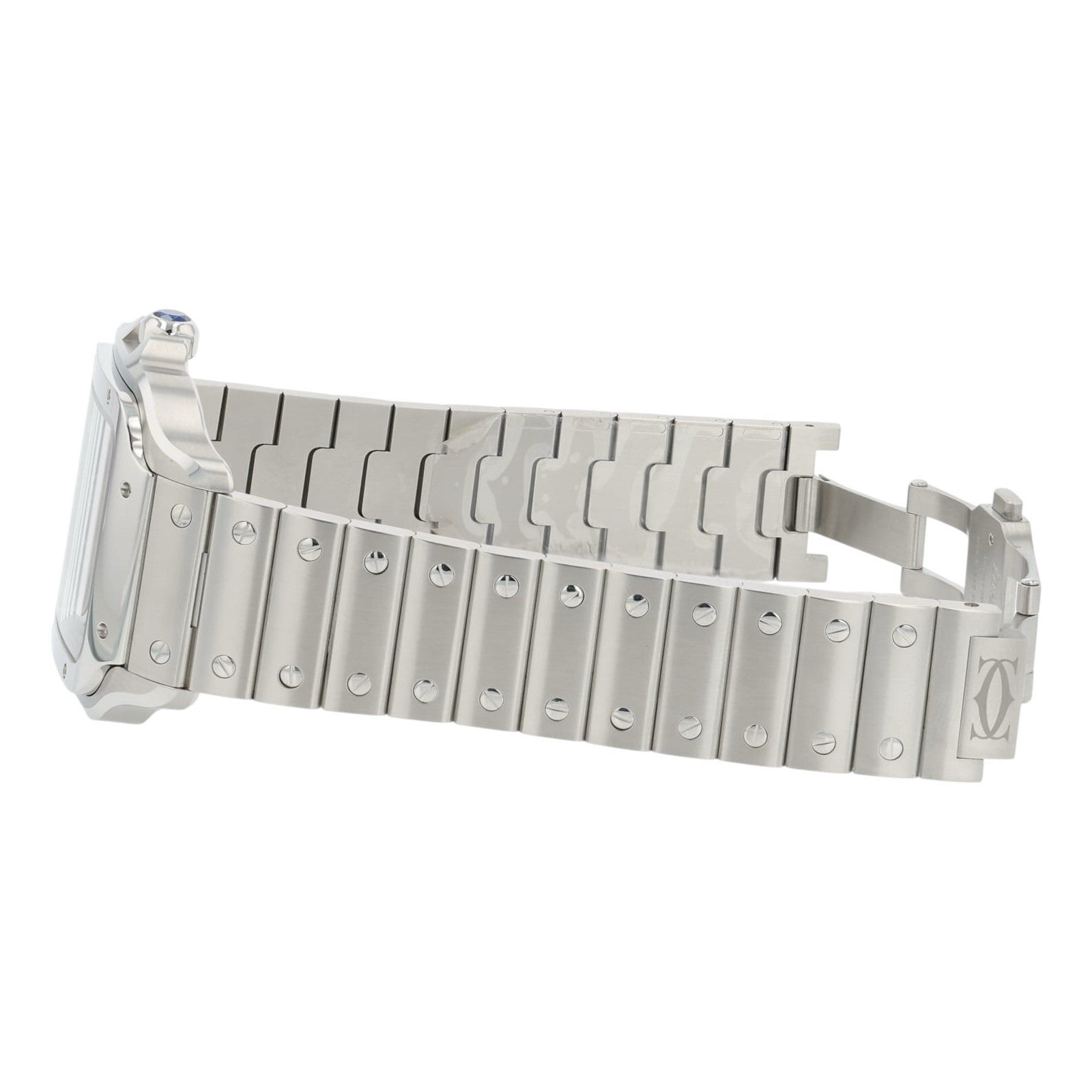 NEW Cartier Santos Dual Time Gray Dial 40mm Automatic Men's Watch WSSA0076