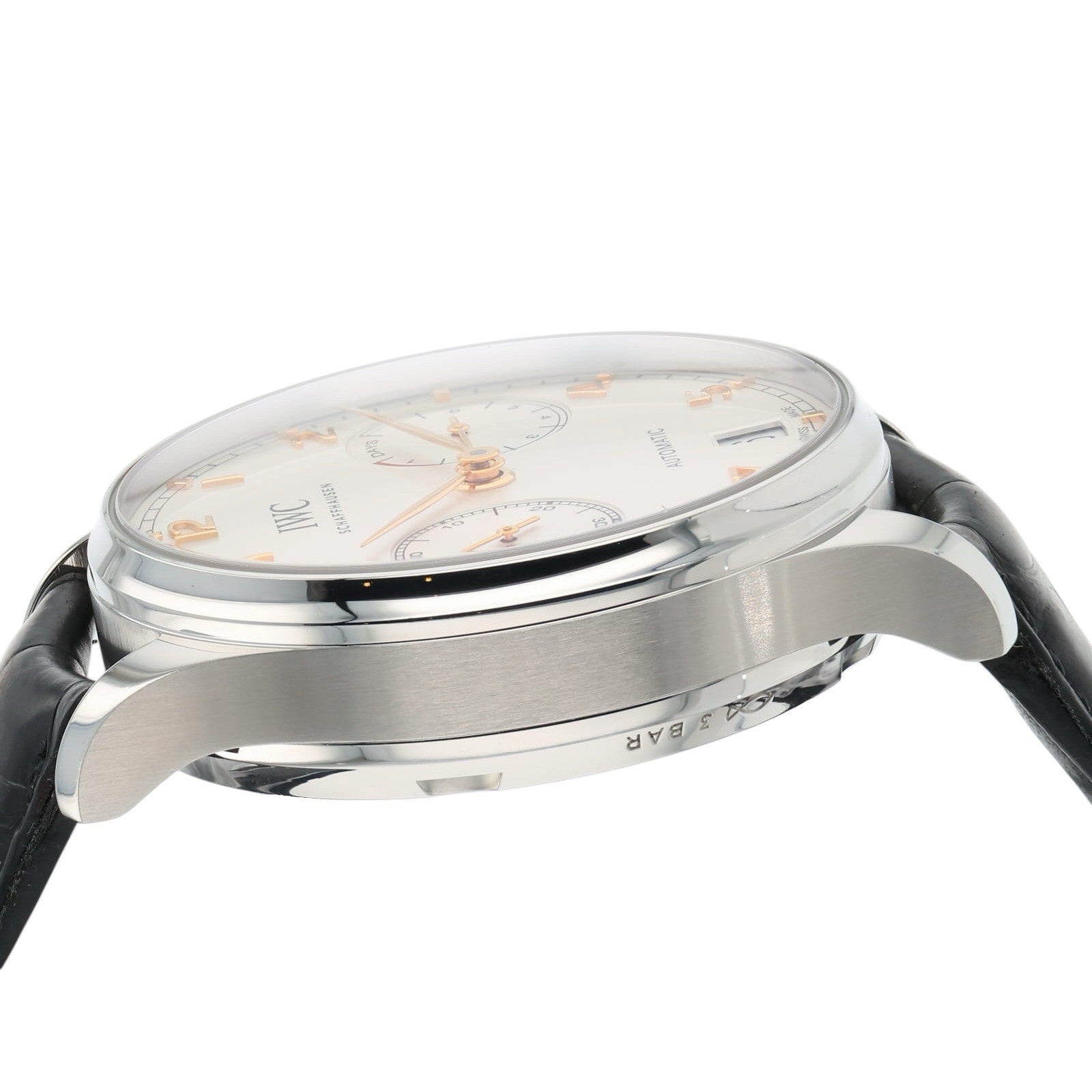 IWC Portuguese Stainless Steel Silver Dial 42.3mm Automatic Mens Watch IW500704