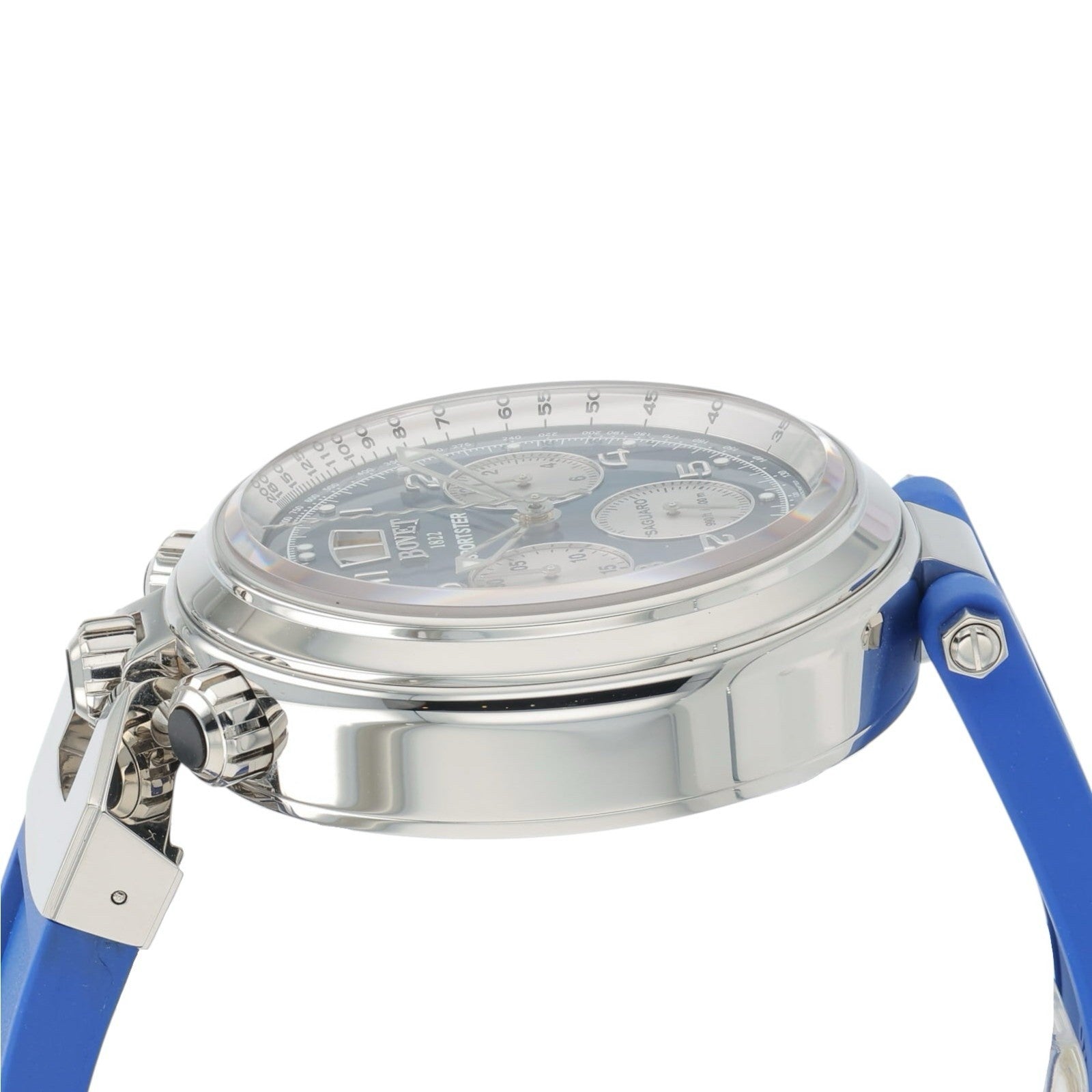 NEW 2025 Bovet Sportster Saguaro Steel Blue Dial 46mm Automatic Mens SP0477