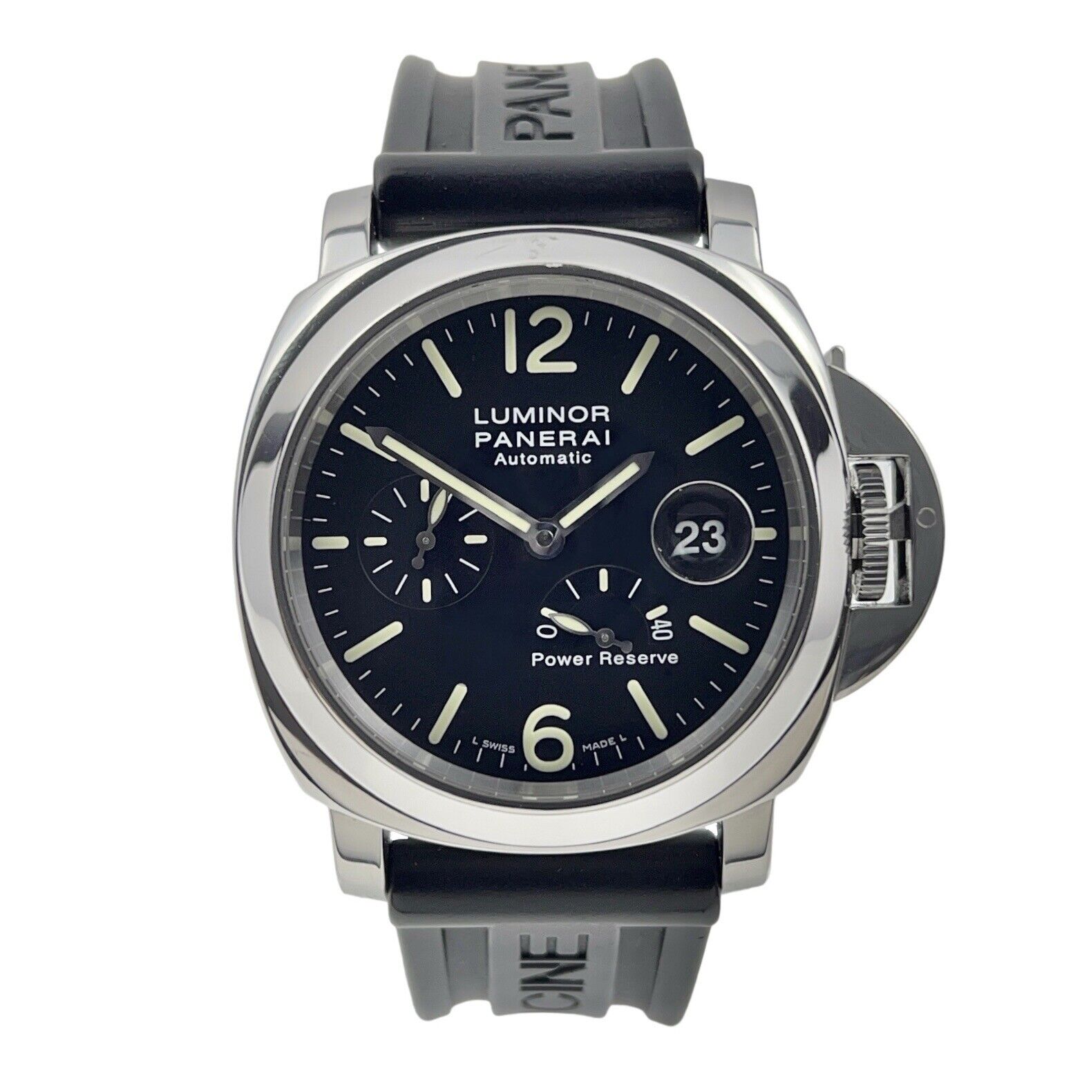 Panerai Luminor Power Reserve Steel 44mm Automatic Men’s Watch PAM00090