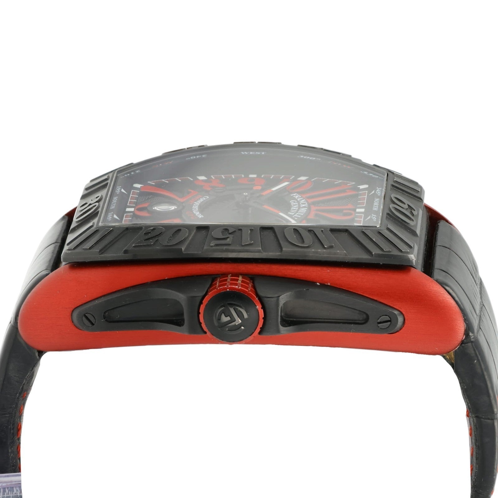 Franck Muller Conquistador Grand Prix Black Dial Titanium 38mm 8900 SC DT GPG