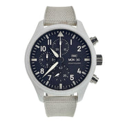 IWC Pilot Top Gun Chronograph Black Dial "Lake Tahoe" White Ceramic 44mm Watch