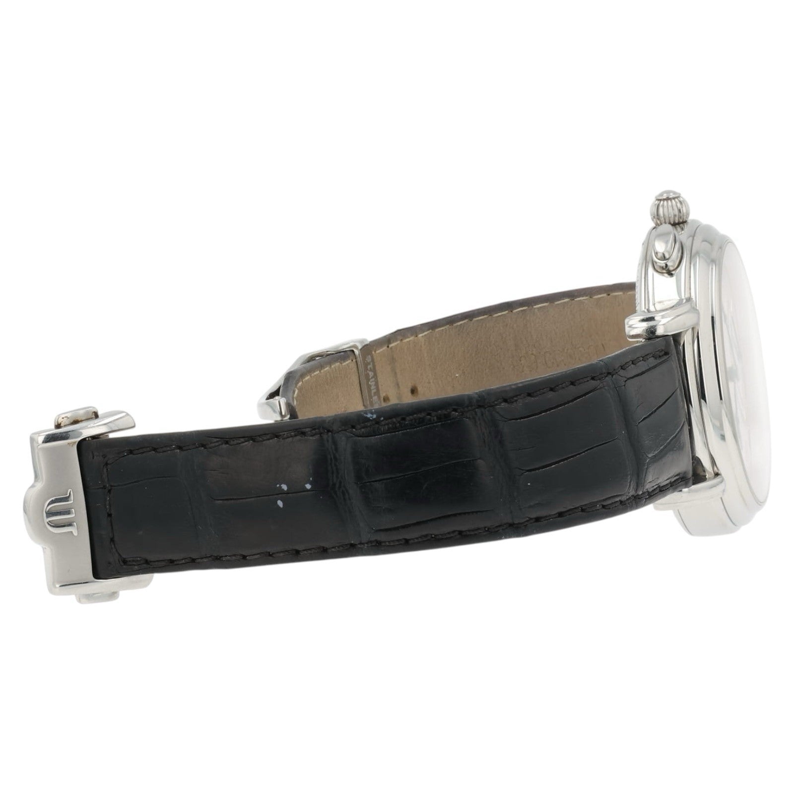 Maurice Lacroix Silver Dial Stainless Steel 43mm Manual Wind Men’s Watch MP7018