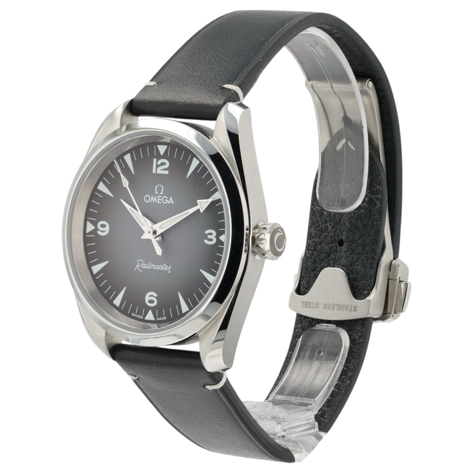 Omega Railmaster Grey Dial Steel 38mm Automatic Men’s Watch 235.12.38.20.06.001