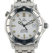 Omega Seamaster 300 White Dial Stainless Steel 36mm Quartz Mens Watch 2562.20