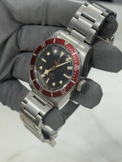 Tudor Black Bay Smiley Stainless Steel Red 41mm Automatic Watch 79220R