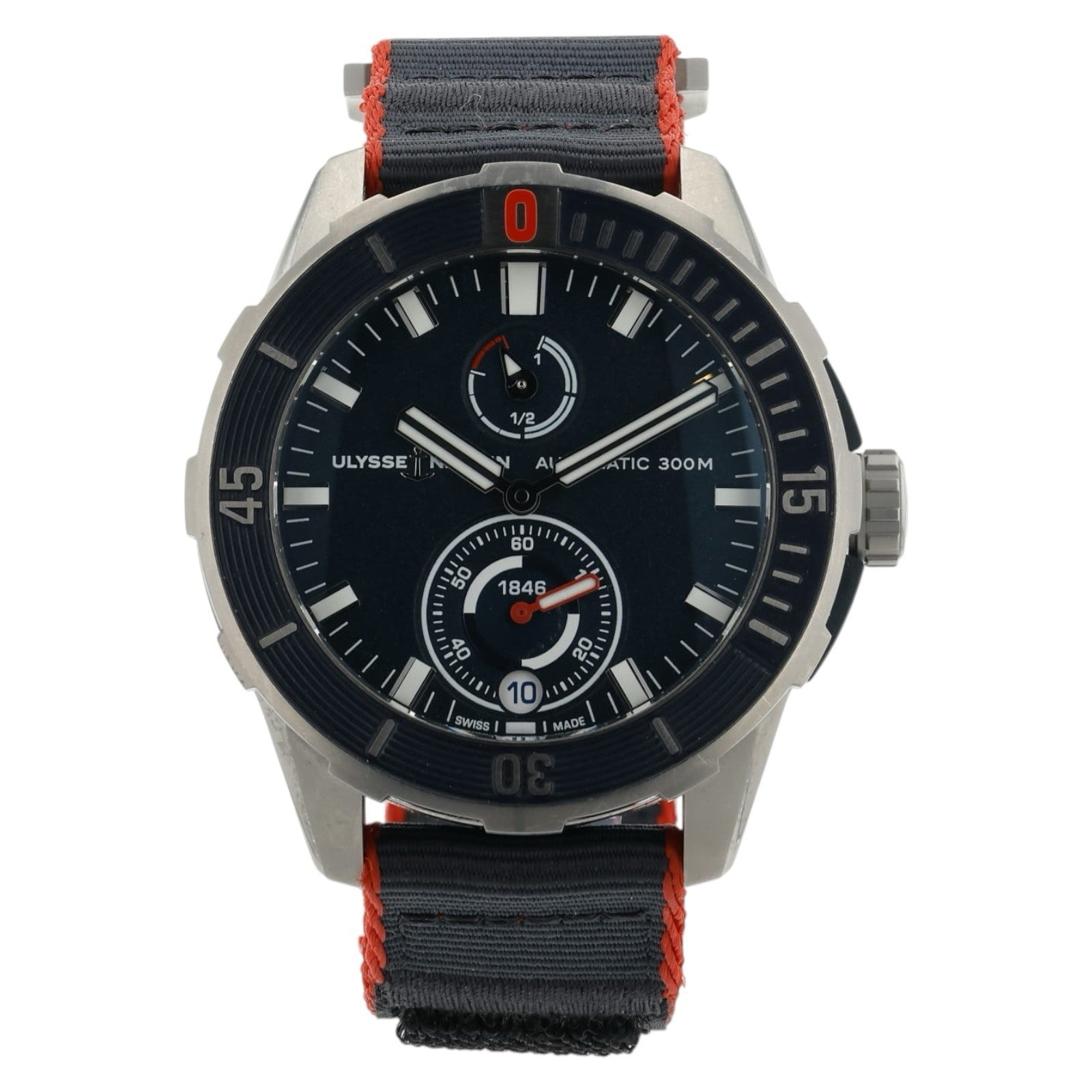 Ulysse Nardin Diver Blue Dial Titanium 44mm Automatic Men’s Watch 1183-170