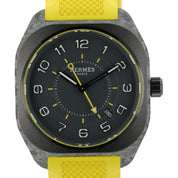 Hermes H08 Gray Dial Carbon & Titanium 42mm Automatic Movement Men’s Watch H08