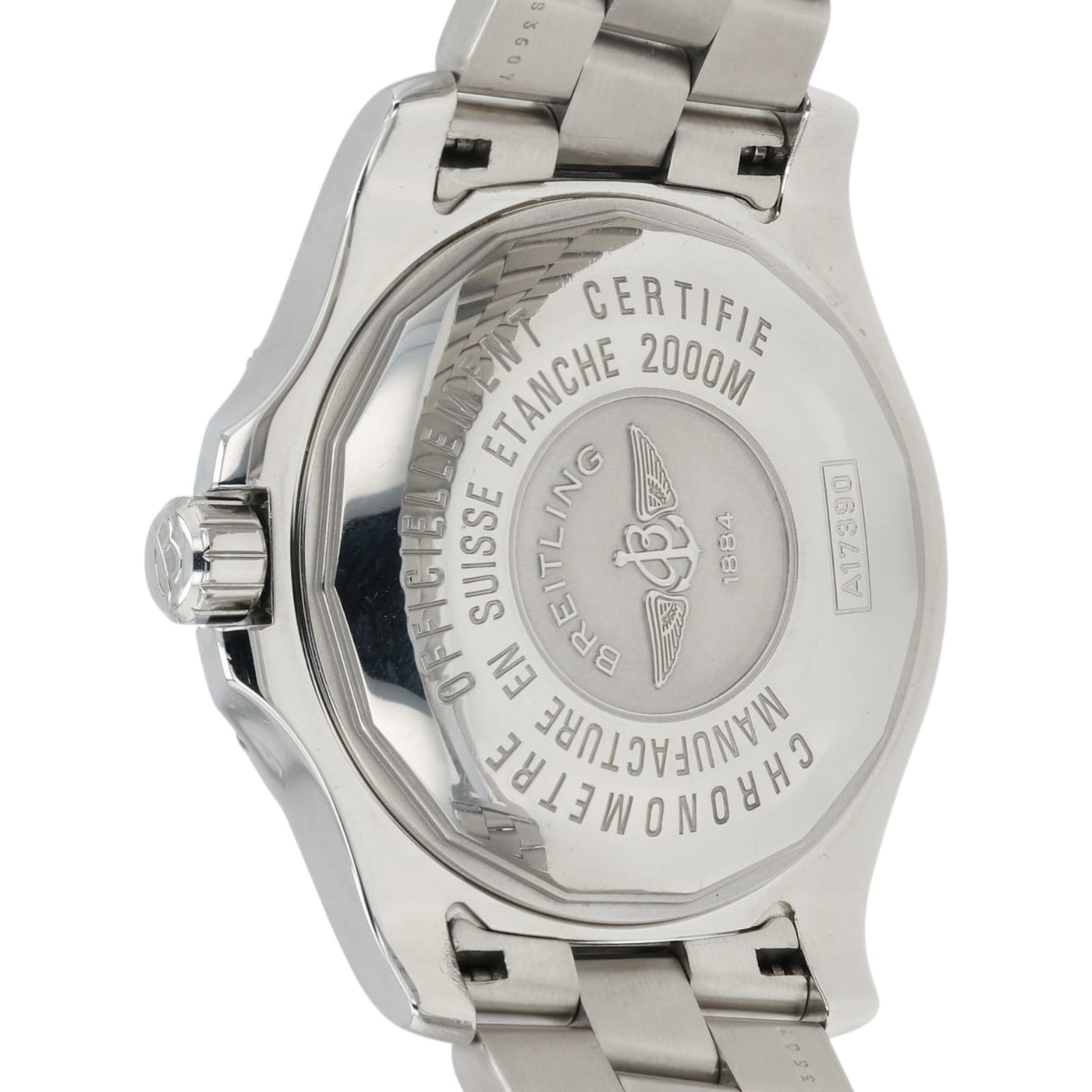 Breitling Super Ocean Steelfish White Dial Steel 44mm Automatic Mens A17390