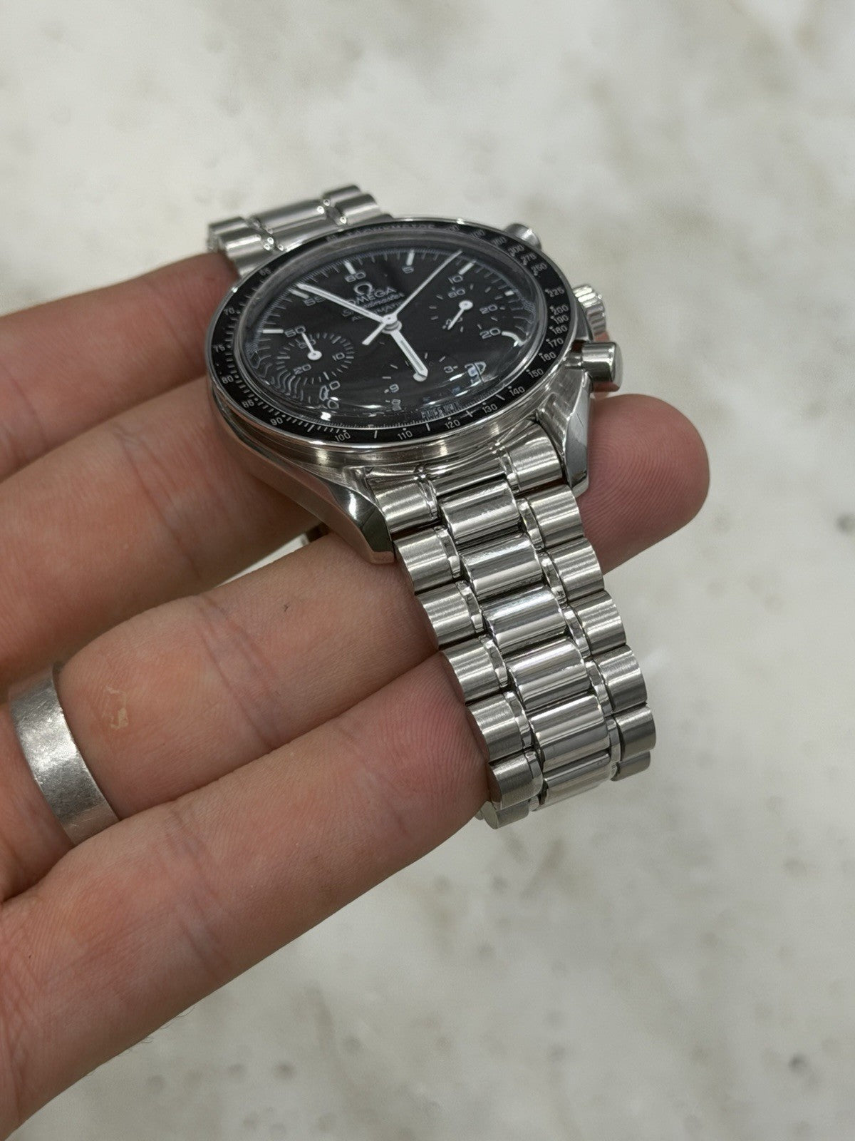 Omega Speedmaster Reduced Steel Black Dial 39mm Automatic Men’s Watch 3510.50
