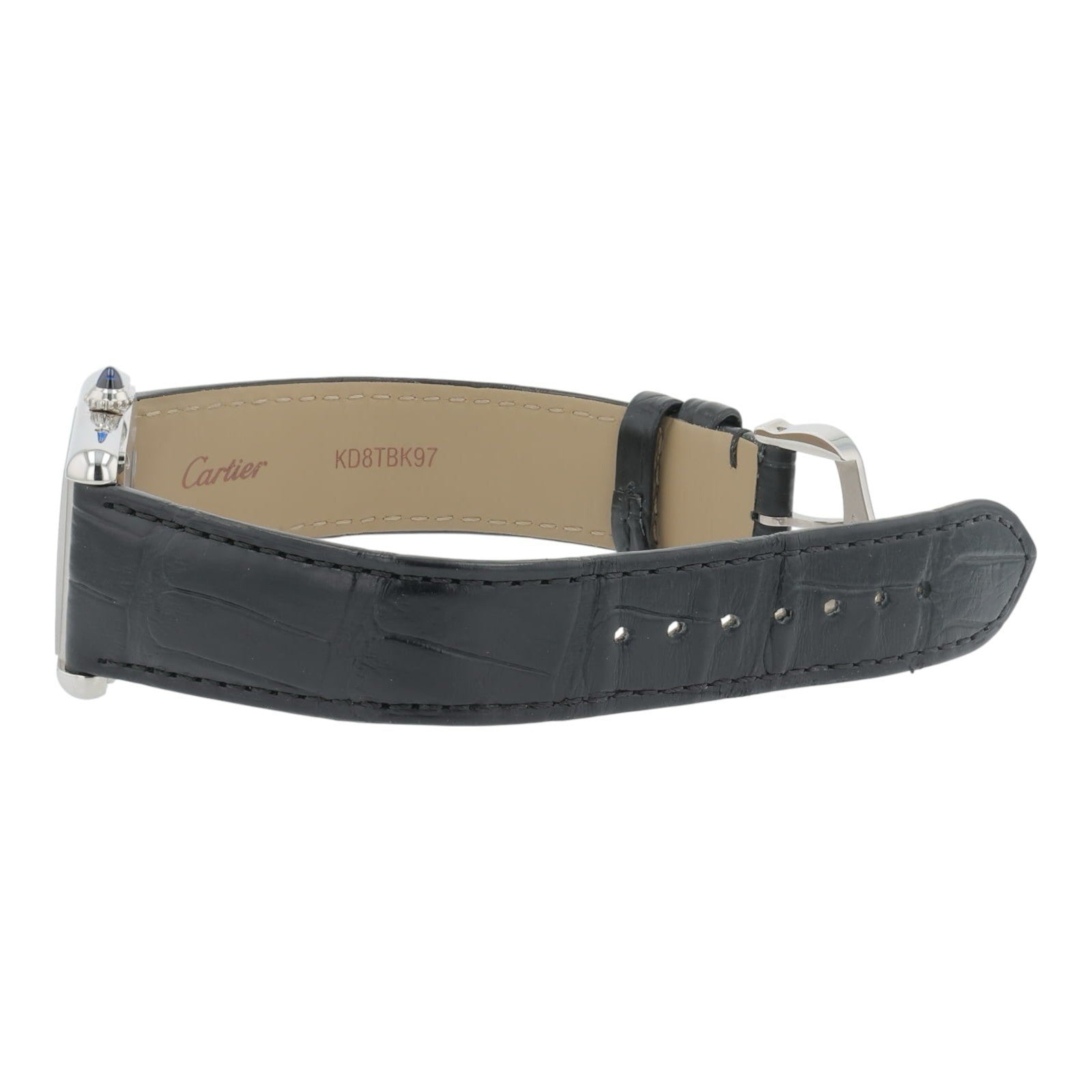 2025 Cartier Tank Stainless Steel Black Dial 25mm Quartz Men’s Watch WSTA0072