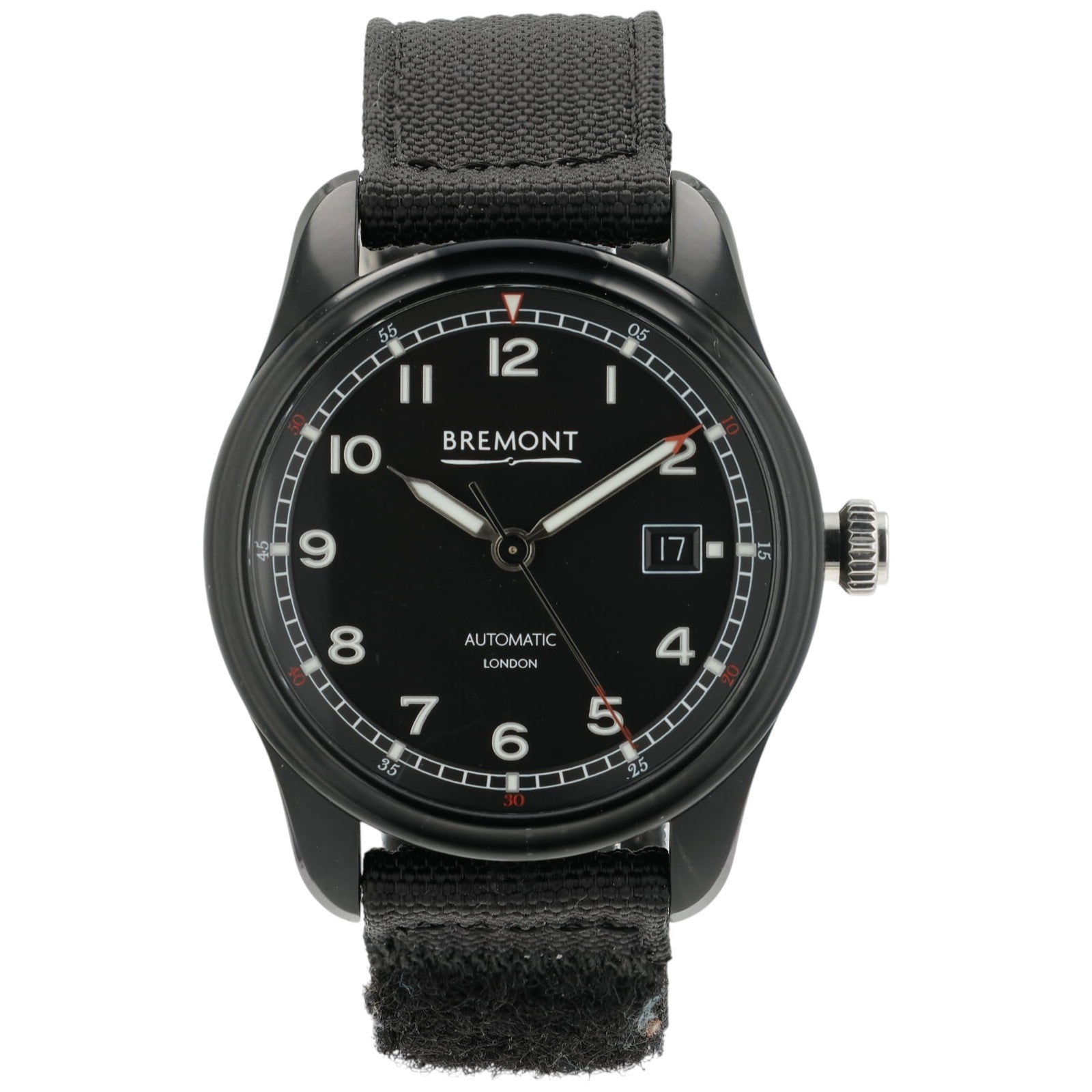 Bremont Airco Mach 1 Black Dial Steel 40mm Automatic Mens Watch AIRCO-M1-JET-R-S