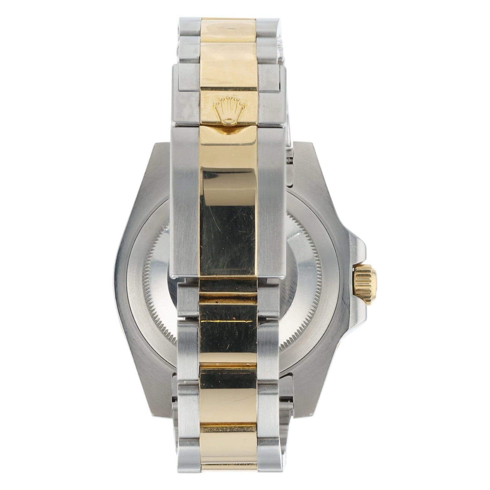 Rolex GMT-Master II Gold & Steel Black Dial 40mm Automatic Mens Watch 116713LN