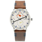 Louis Erard Le Regulateur Silver Dial Steel 40mm Manual Wind Mens Watch