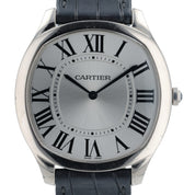 Cartier Drive De Cartier Silver Dial 18k White Gold 39mm Manual Wind WGNM0007