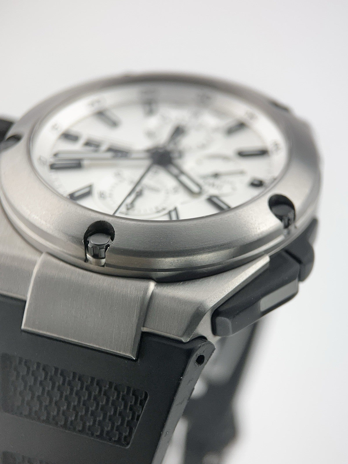 IWC Ingenieur Chrono Titanium Silver Dial 45mm Automatic Men's Watch IW386501