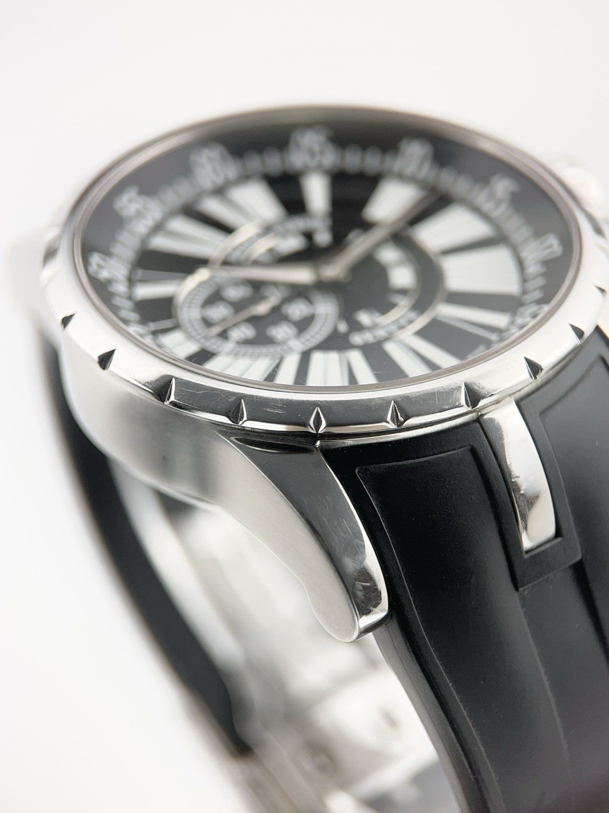 Roger Dubuis Excalibur Steel Black Dial 47mm Automatic Men's Watch EX427799.1R