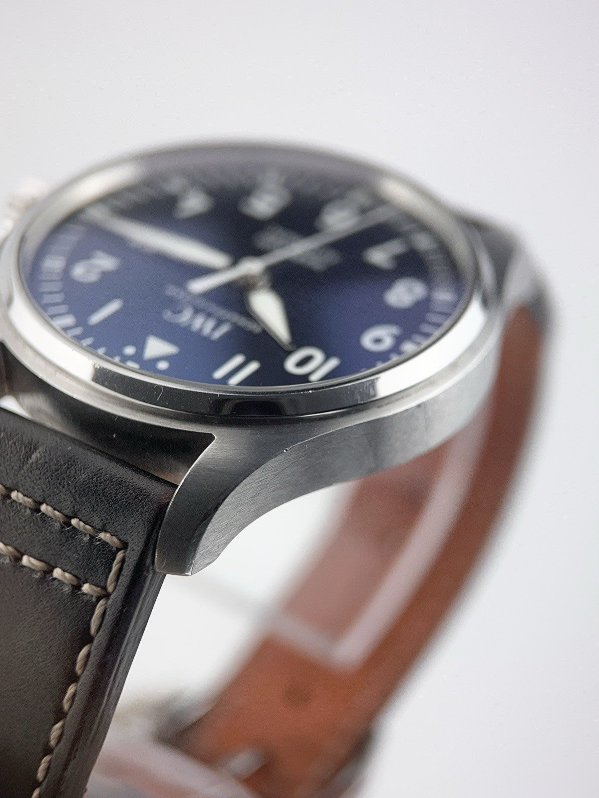 IWC Pilot Mark Stainless Steel Blue Dial 40mm Automatic Mens Watch IW327010