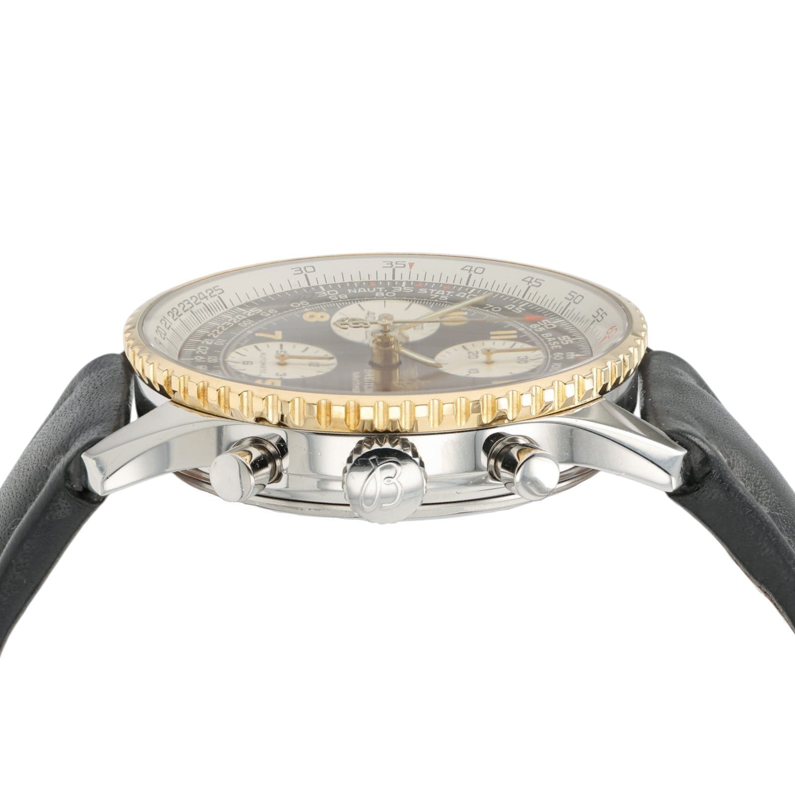 Breitling Navitimer Black Dial Steel and Gold 41mm Automatic Mens Watch D13022