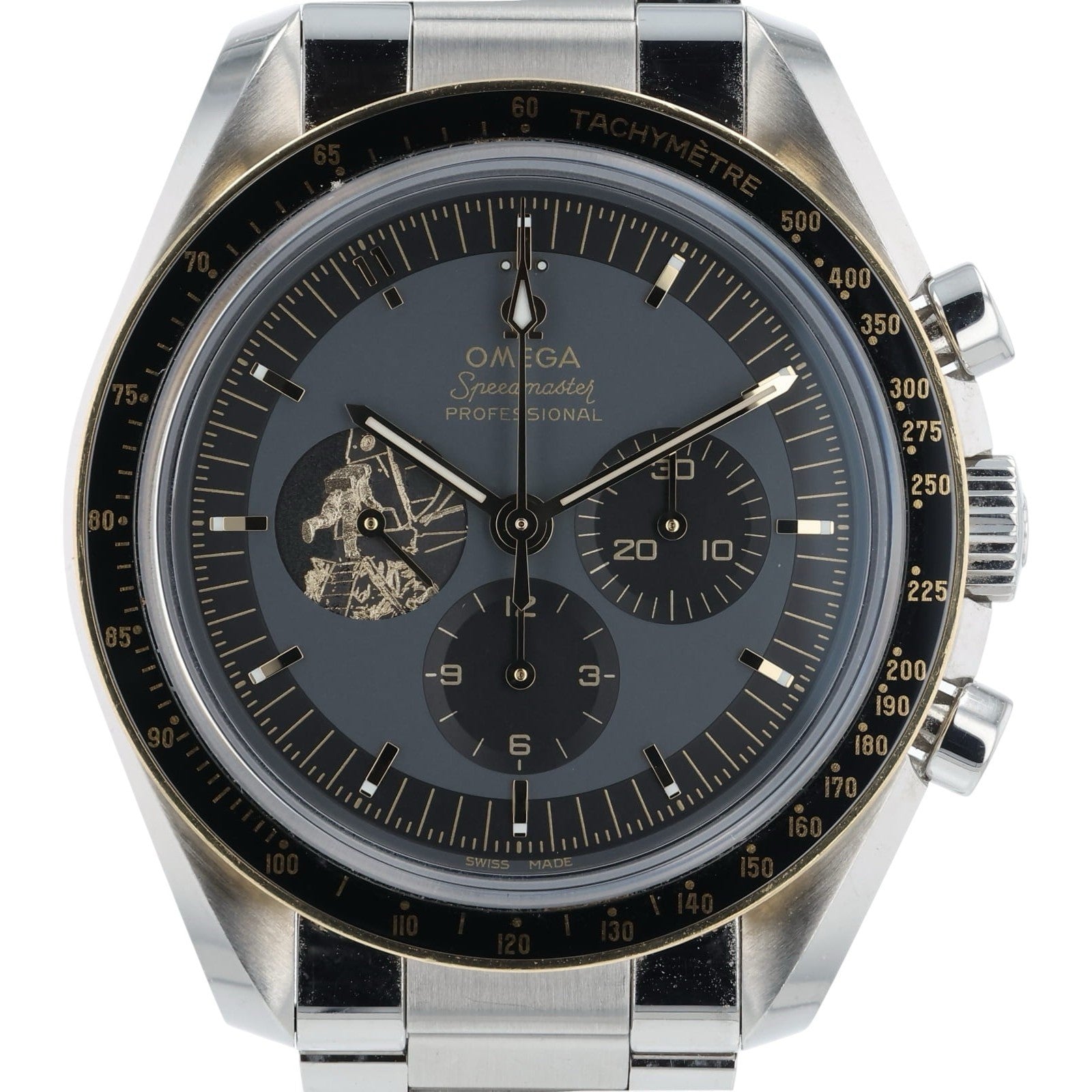 Omega Speedmaster Gold & Steel Grey Dial 42mm Manual Wind 310.20.42.50.01.001