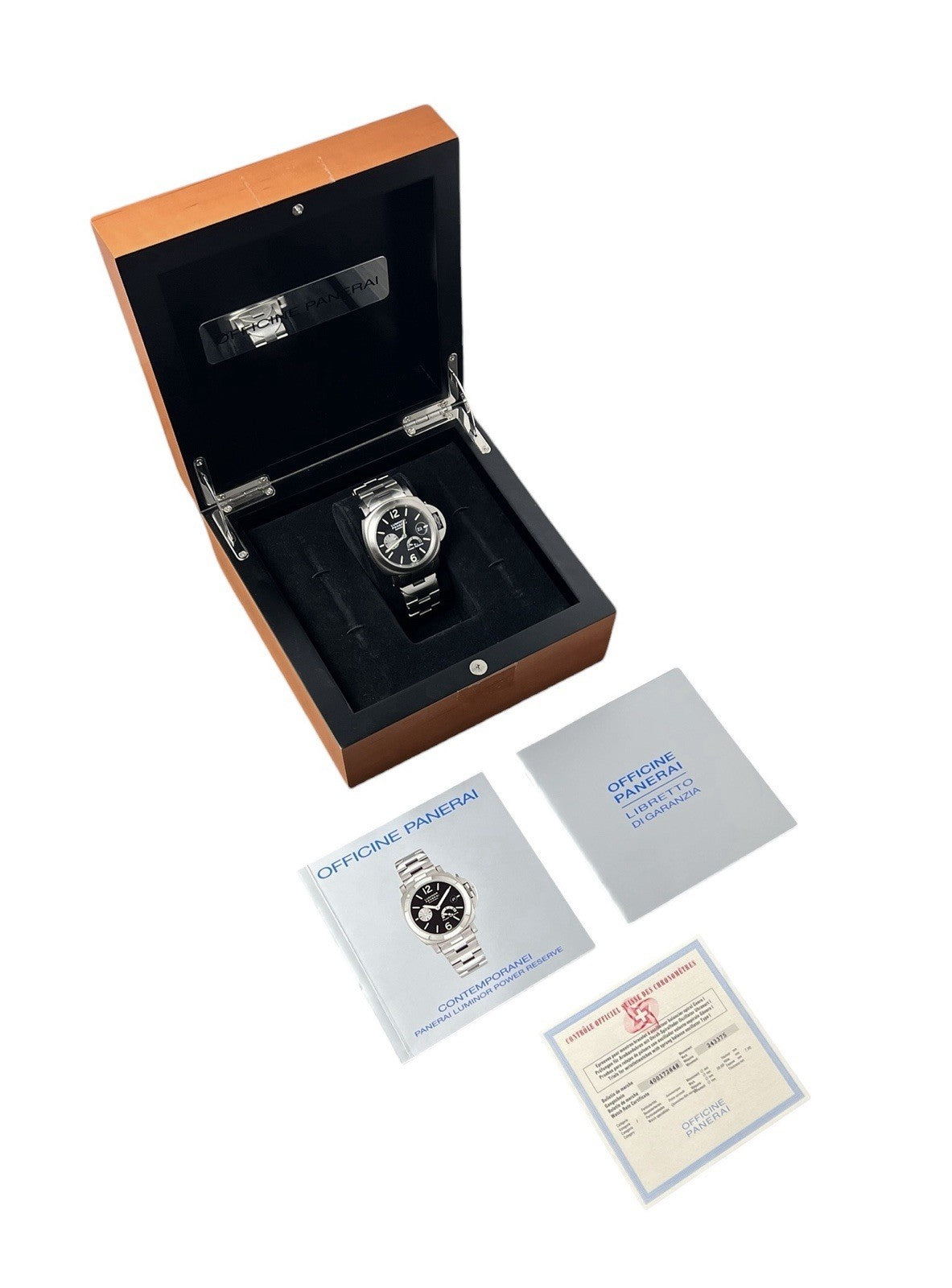 Panerai Luminor Power Reserve Titanium Black Dial 44mm Automatic Men’s PAM00171