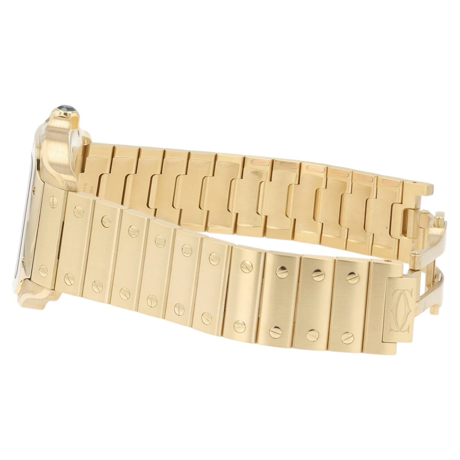 Cartier Santos De Cartier Sunray Brown Dial 39.8mm Automatic Mens Watch WGSA0095