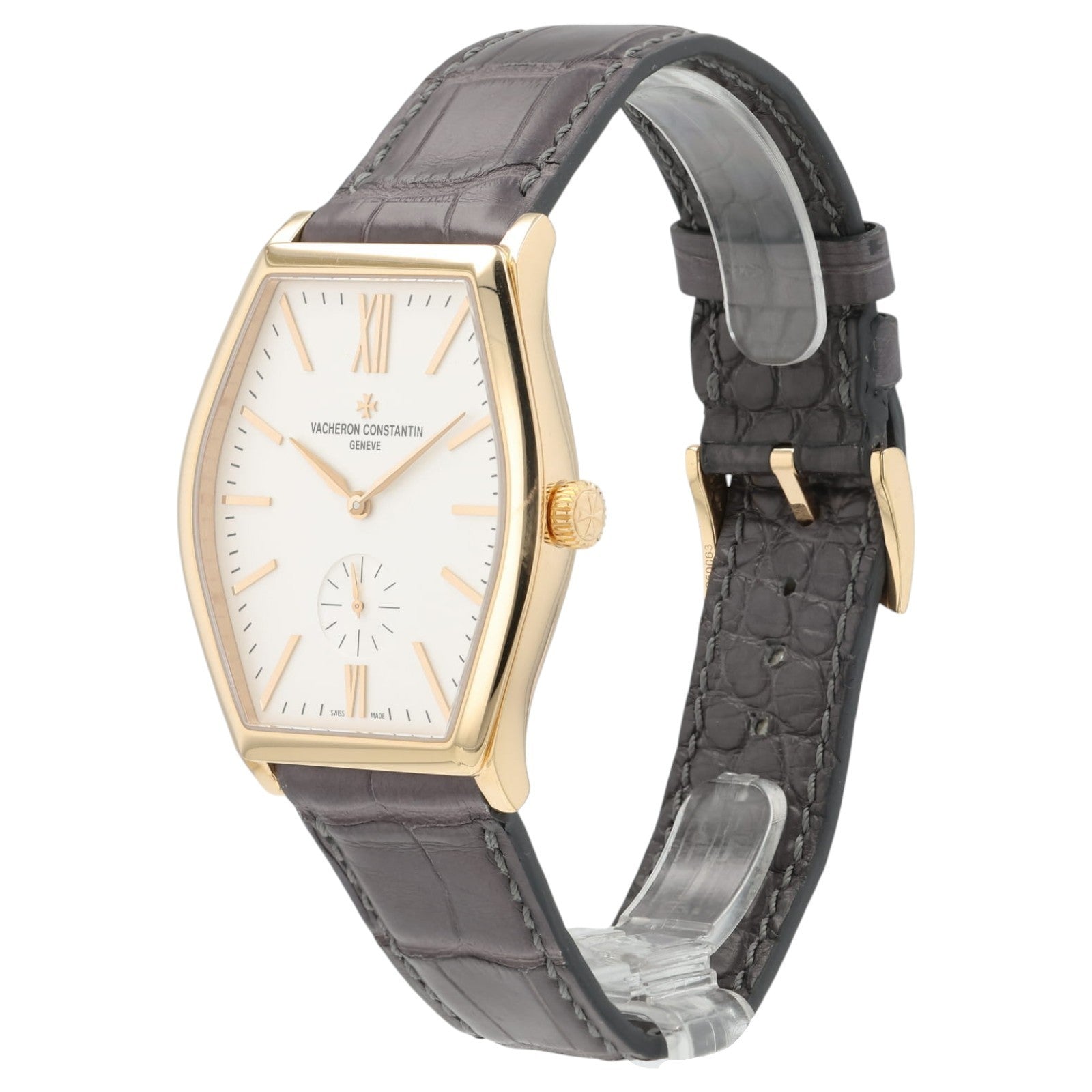 Vacheron Constantin Malte Silver Dial 18k Rose Gold 37mm Manual Wind Mens 82230