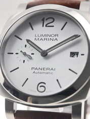 Panerai Luminor Quaranta Stainless Steel White Automatic Men’s Watch PAM01271