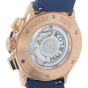 Hublot Classic Fusion 18k Rose Gold Blue Dial 45mm Automatic Mens 520.OX.7180.OX