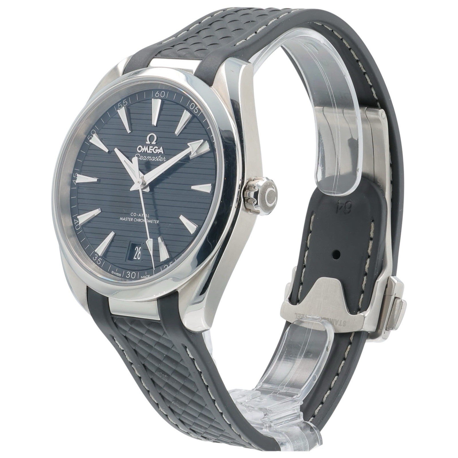 Omega Seamaster Steel Black Dial 41mm Automatic Mens Watch 220.12.41.21.01.001