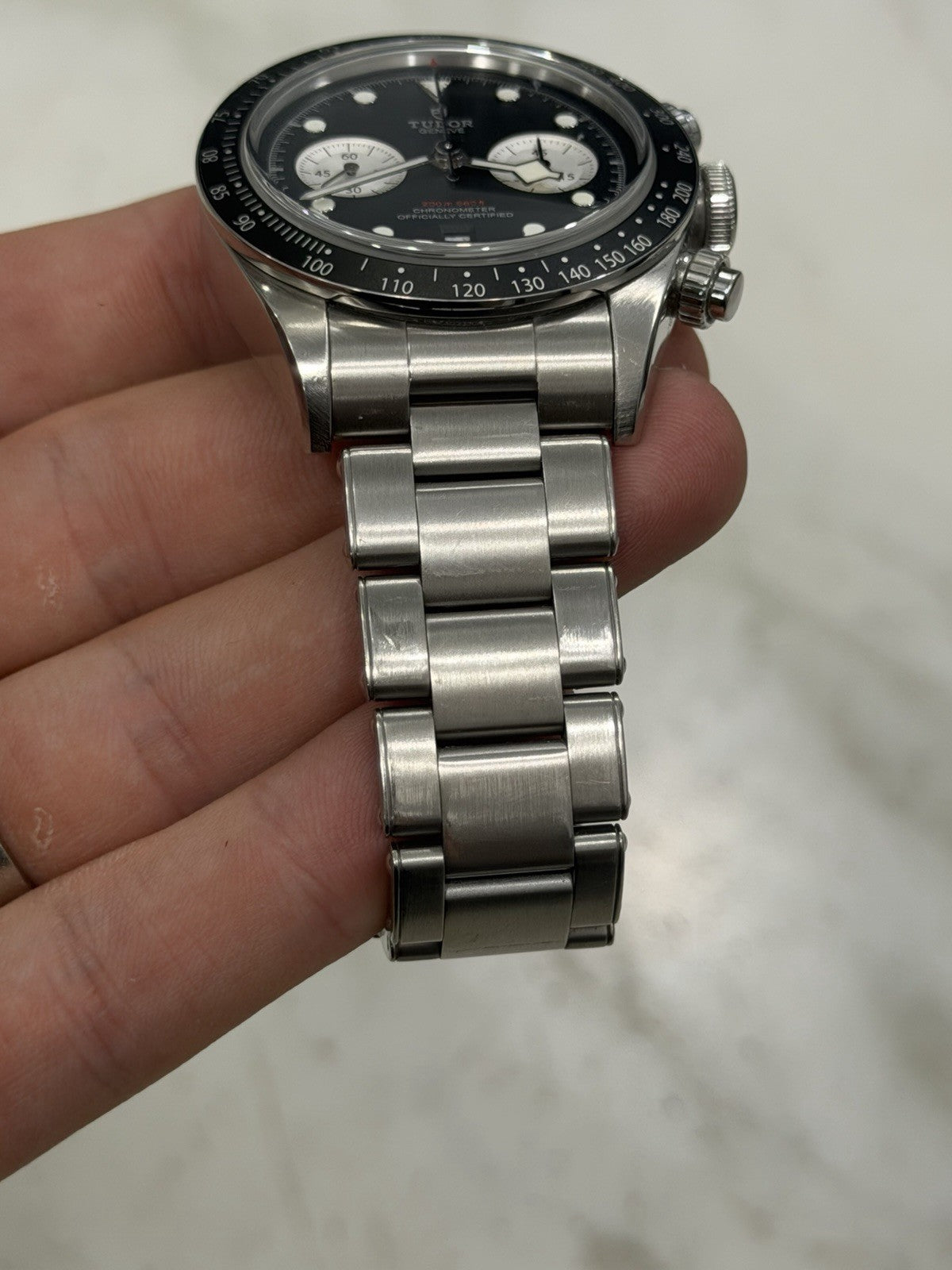 2022 Tudor Black Bay Chronograph 79360N 41mm Black Dial Stainless - Box Papers