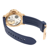 Panerai Luminor Perpetual Calendar Blue Dial Rose Gold 44mm PAM00742 -  Full Set