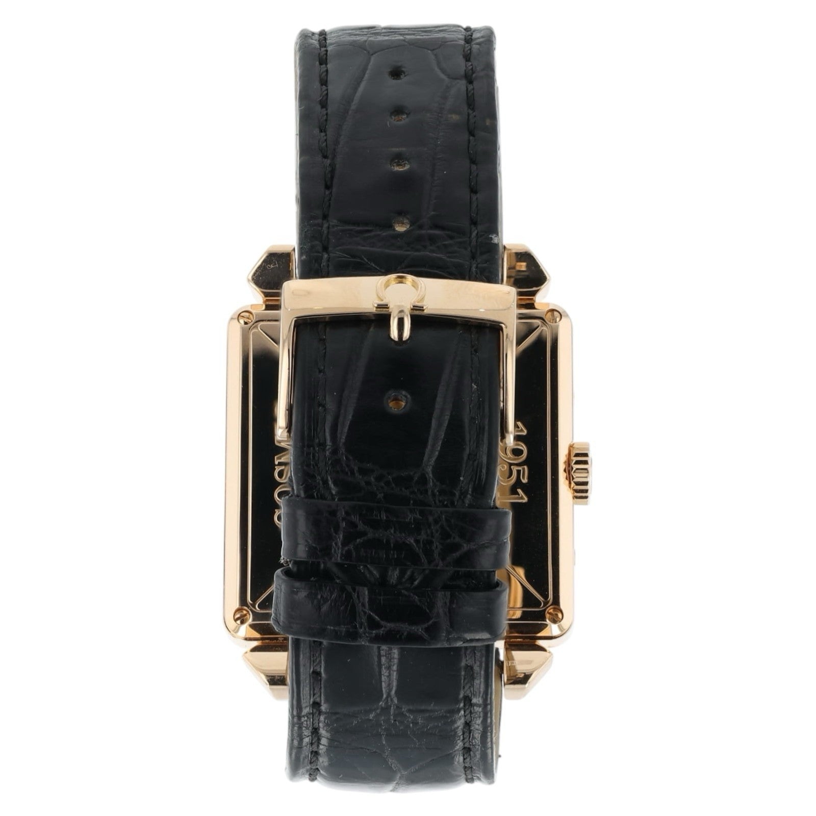 Omega Museum Cosmic Black Dial 18k Rose Gold 41x33mm Automatic Mens 5701.80.03