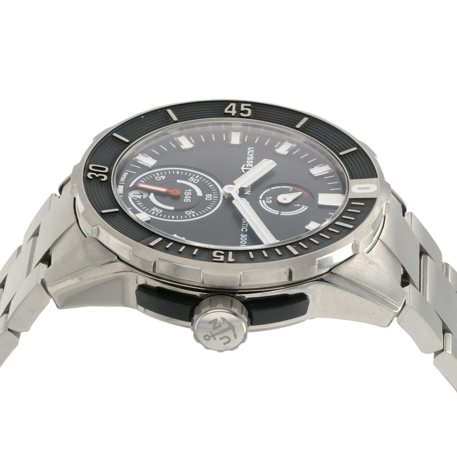 Ulysse Nardin Diver Black Dial Titanium 44mm Automatic Movement Men’s 1183-170