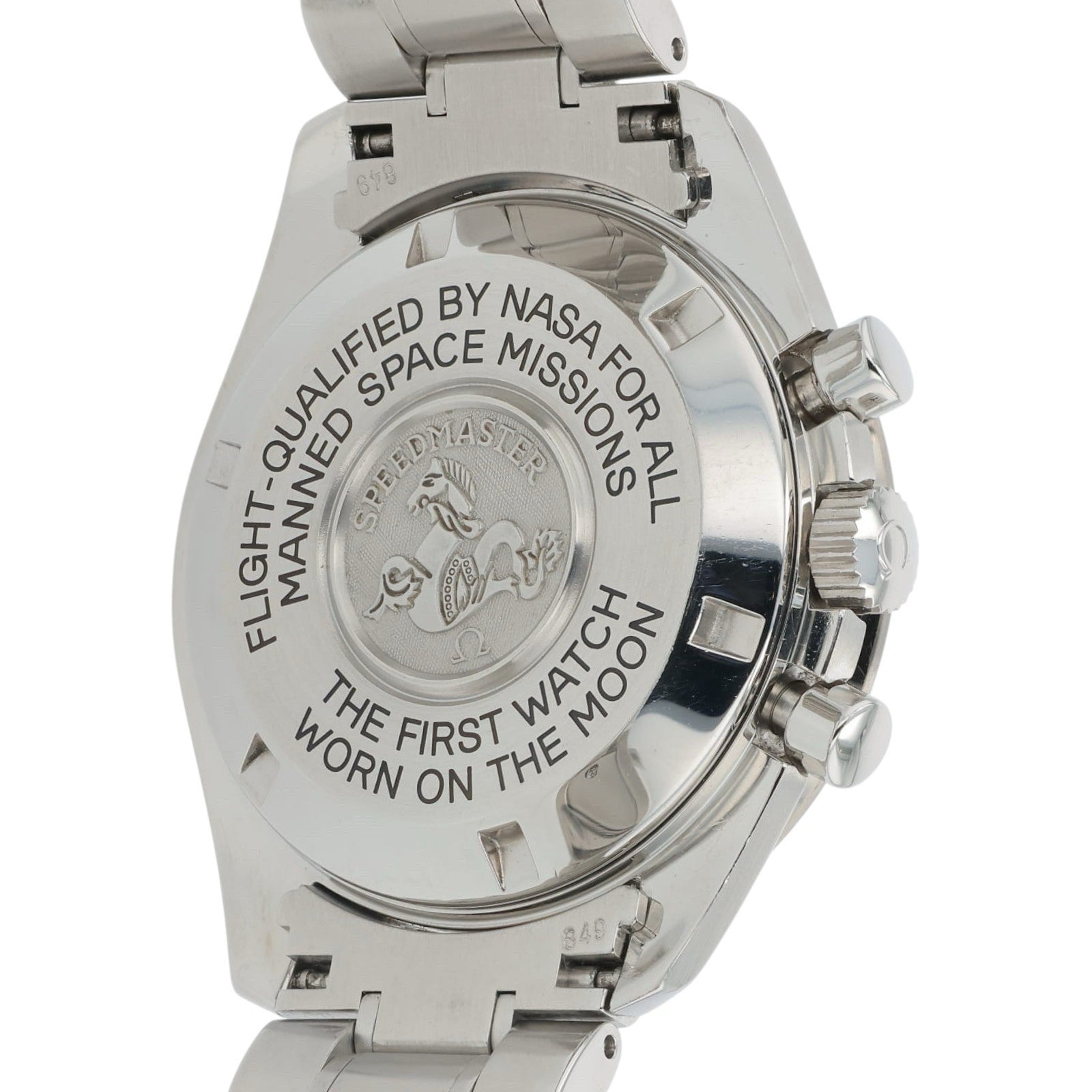 Omega Speedmaster Moonwatch Stainless Steel White Dial 42mm Manual Wind 3575.20