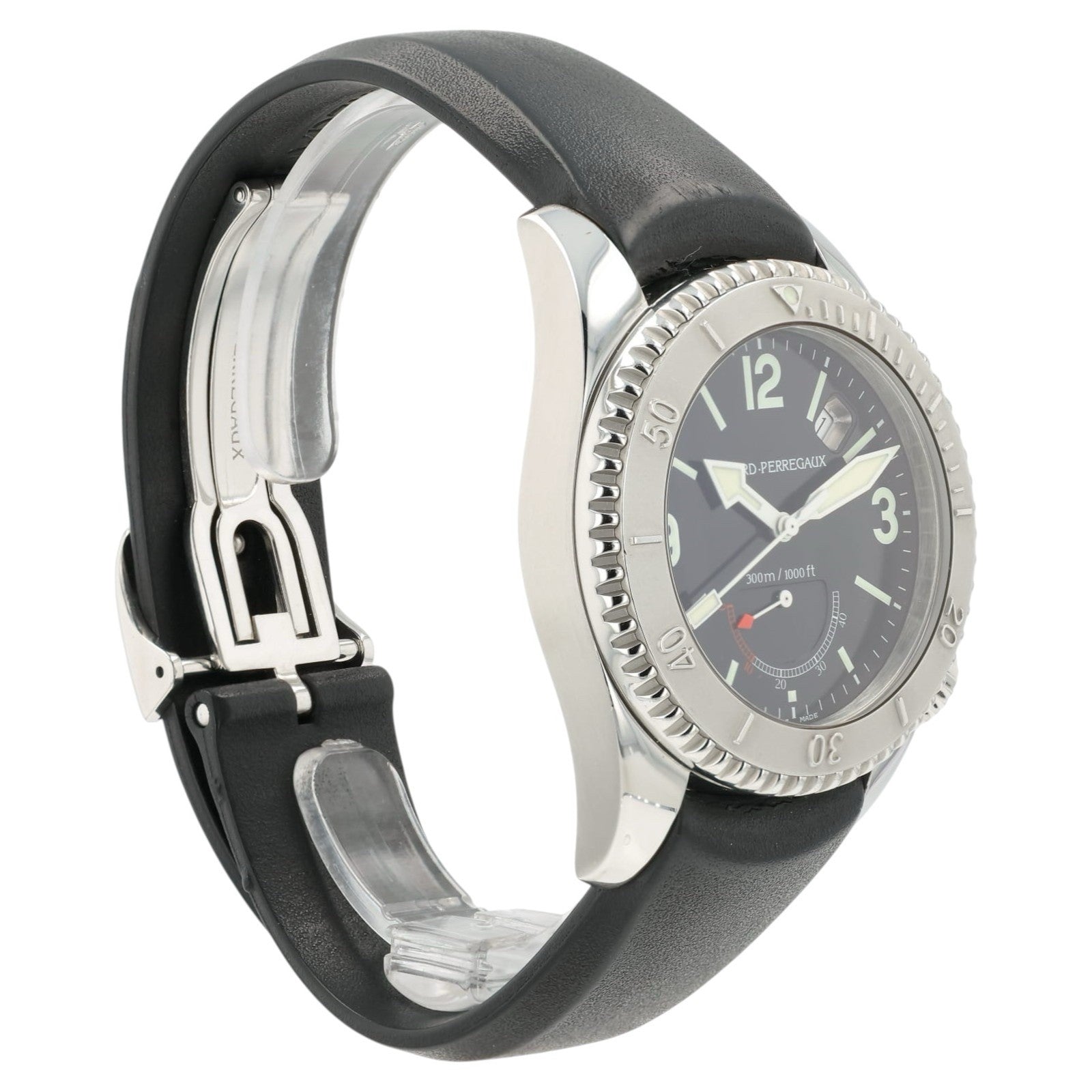 Girard Perregaux Sea Hawk Black Dial Stainless Steel 40mm Auto Men’s Watch 4992
