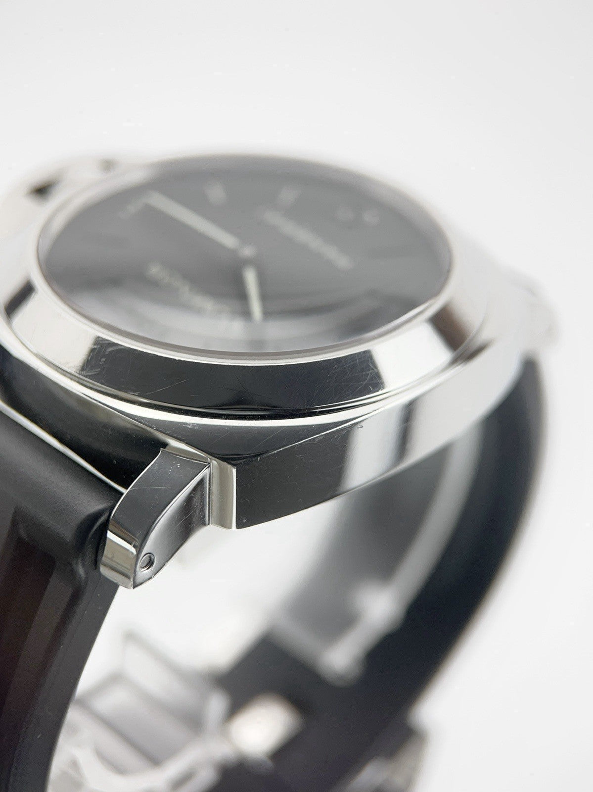 Panerai Luminor Stainless Steel Black Dial 44mm Manual Wind Men's Watch PAM00111
